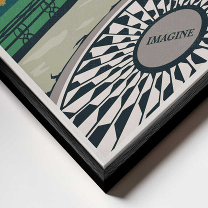 Central Park New York Travel Print Canvas Print Wall Art 1X2666089 - ART FEVER - Art Fever