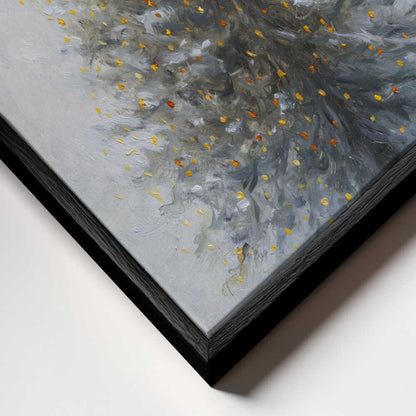 Christmas Tree In Snow Canvas Print Wall Art 1X3317397 - ART FEVER - Art Fever