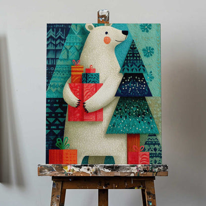 Christmas Winter Holidays (2) Canvas Print Wall Art 1X3294621 - ART FEVER - Art Fever