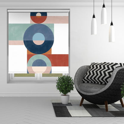 Circular Harmony Printed Picture Photo Roller Blind - 1X2553263 - Art Fever - Art Fever