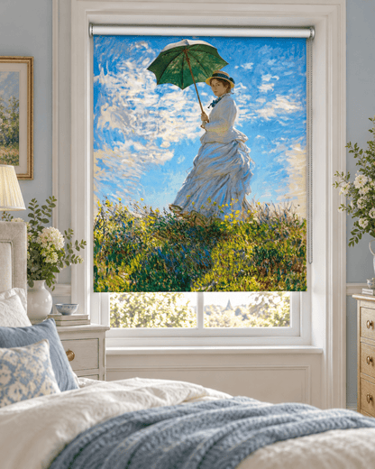 Claude Monet's Madame Monet Reimagined Printed Picture Roller Blind - RB1510 - Art Fever - Art Fever