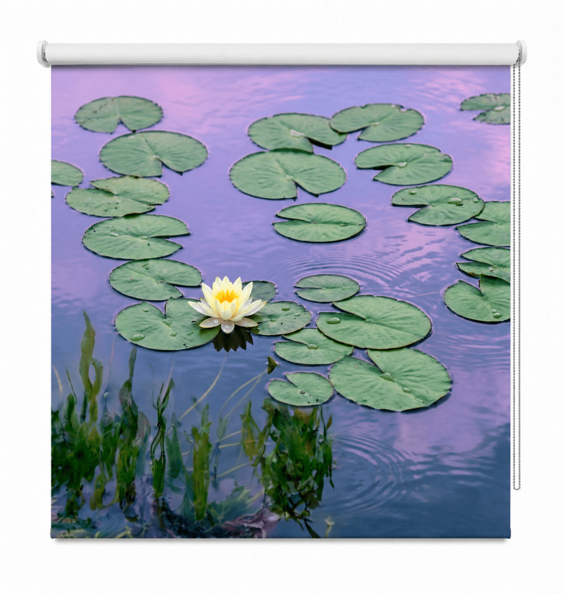 Claude Monet’s Water Lilies Reimagined Printed Picture Roller Blind - RB1507 - Art Fever - Art Fever