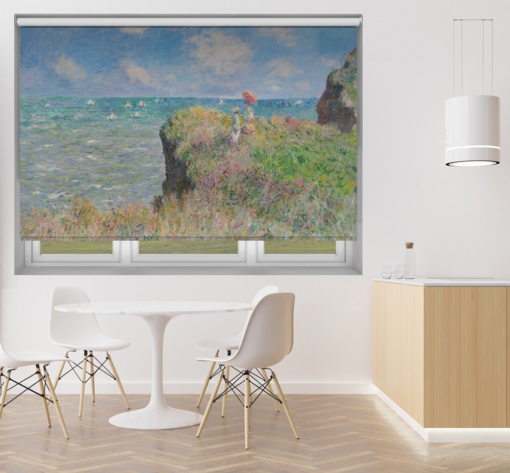 Cliff Walk At Pourville (1882) By Claude Monet. Printed Picture Photo Roller Blind - RB1423 - Art Fever - Art Fever
