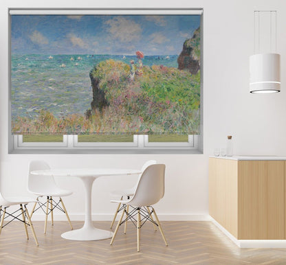 Cliff Walk At Pourville (1882) By Claude Monet. Printed Picture Photo Roller Blind - RB1423 - Art Fever - Art Fever