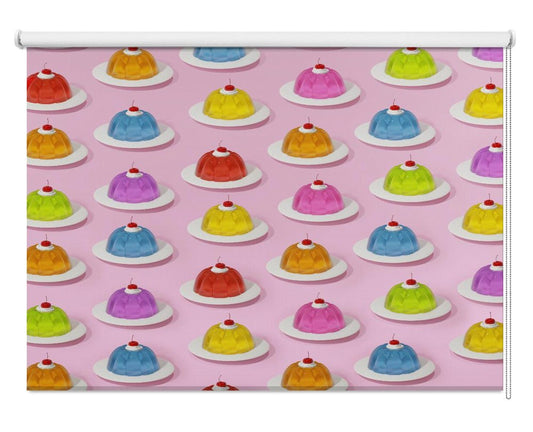 Colorful Gelatin Pattern Printed Picture Photo Kitchen Roller Blind - 1X2762432 - Art Fever - Art Fever