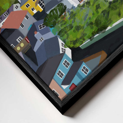 Colourful Houses of Kinsale, Ireland by Artist Carla Daly Canvas Print Wall Art 1X2897773 - ART FEVER - Art Fever