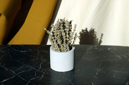 CONCRETE CYLINDER TEALIGHT HOLDER, CONCRETE CYLINDER POT - Gloria Home - Art Fever
