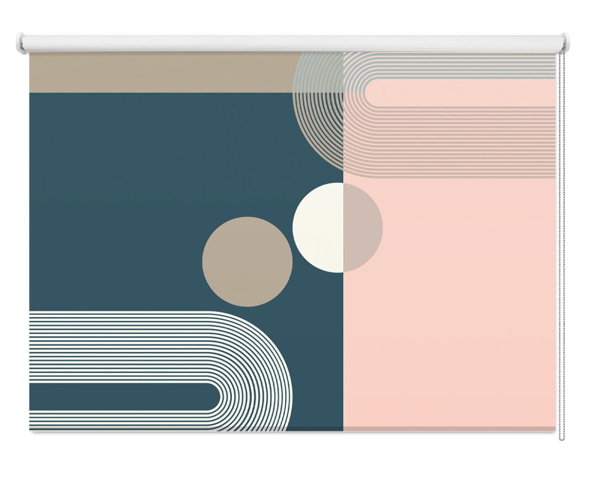 Contemporary Scandinavian Style Art Printed Picture Photo Roller Blind - RB1436 - Art Fever - Art Fever