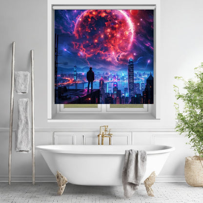 Cosmic cityscape Printed Picture Photo Roller Blind - 1X2813002 - Art Fever - Art Fever