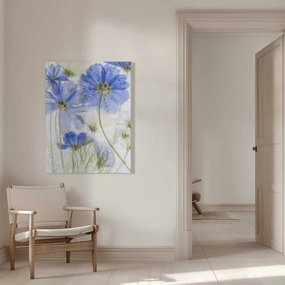 Cosmos blue Canvas Print Wall Art 1X1385163 - ART FEVER - Art Fever