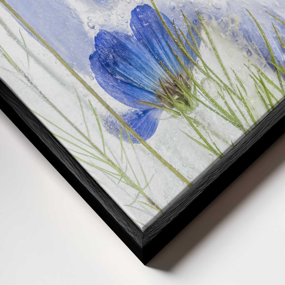 Cosmos blue Canvas Print Wall Art 1X1385163 - ART FEVER - Art Fever