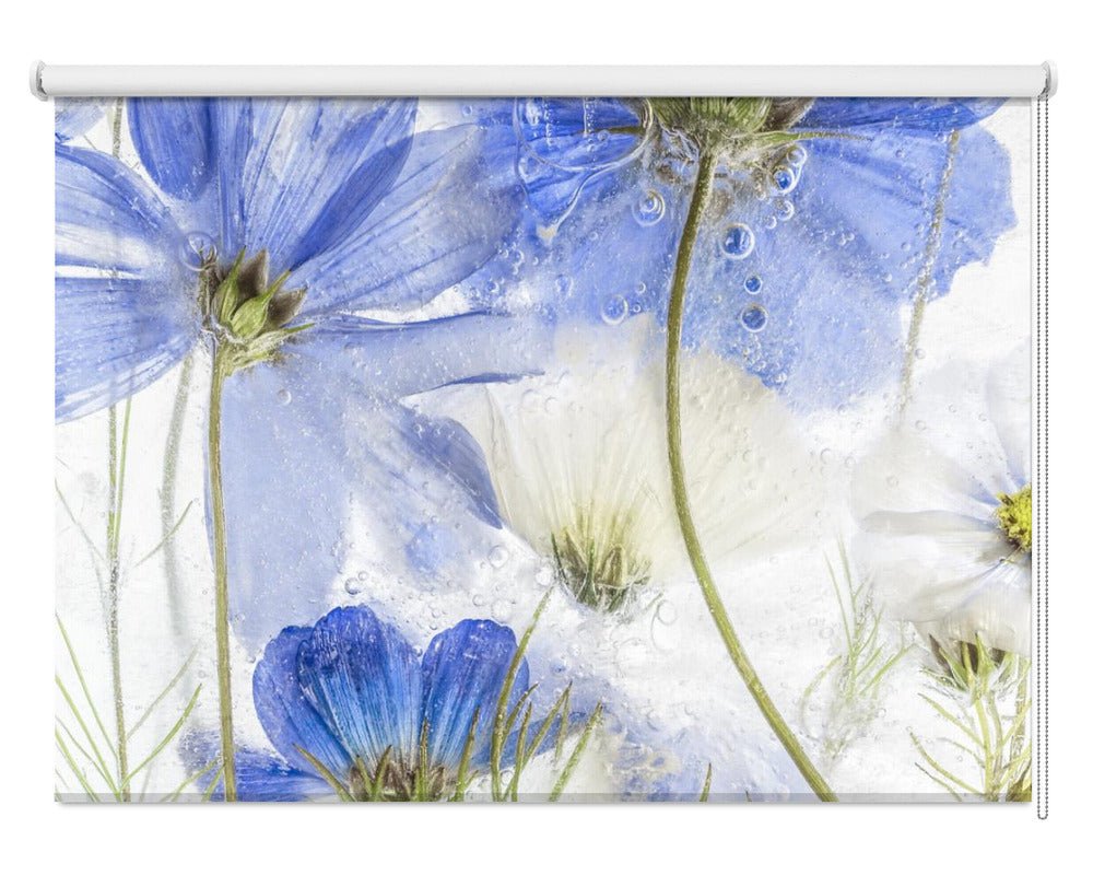 Cosmos blue Printed Picture Photo Roller Blind - 1X1385163 - Art Fever - Art Fever