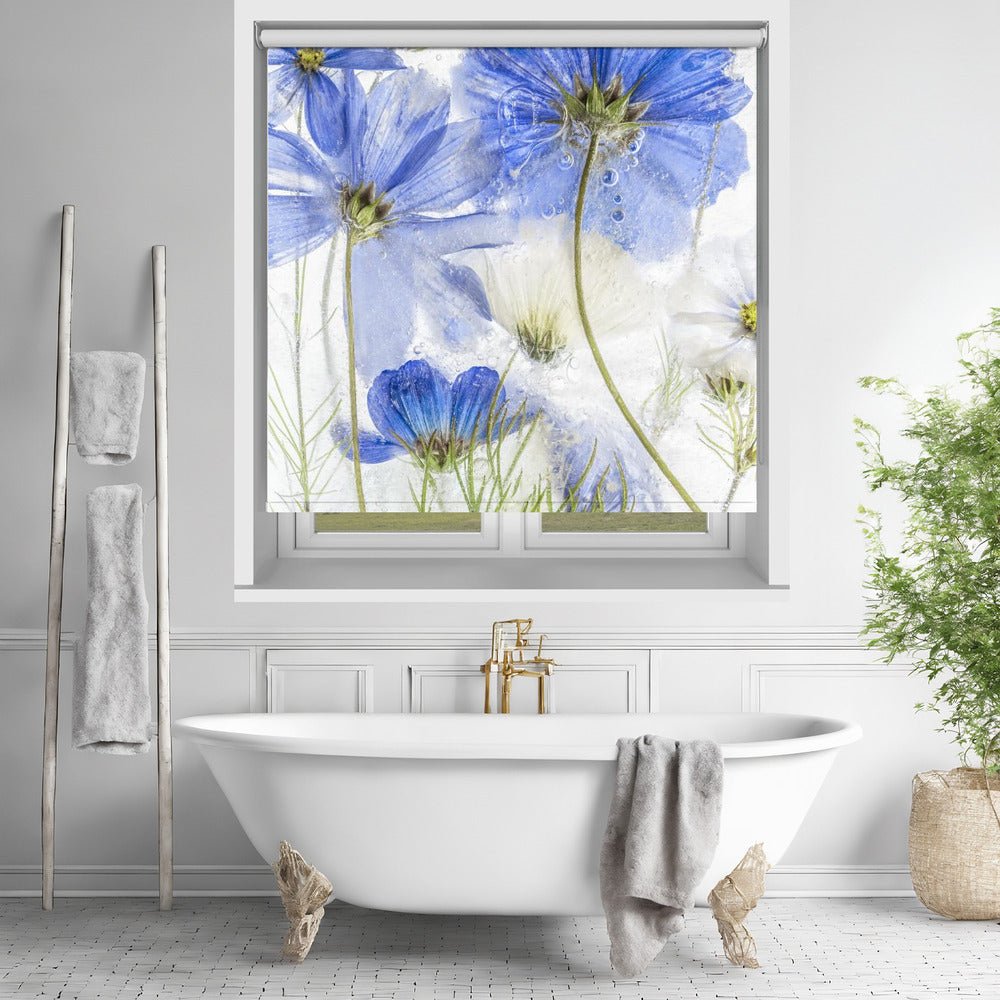 Cosmos blue Printed Picture Photo Roller Blind - 1X1385163 - Art Fever - Art Fever
