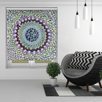 Cosmos Dot Art Bedazzled Printed Picture Photo Roller Blind - 1X2558607 - Art Fever - Art Fever