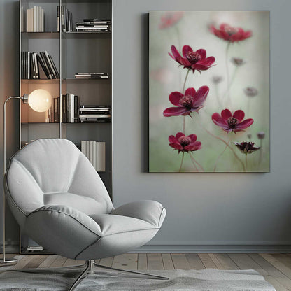 Cosmos sway Canvas Print Wall Art 1X48346 - ART FEVER - Art Fever