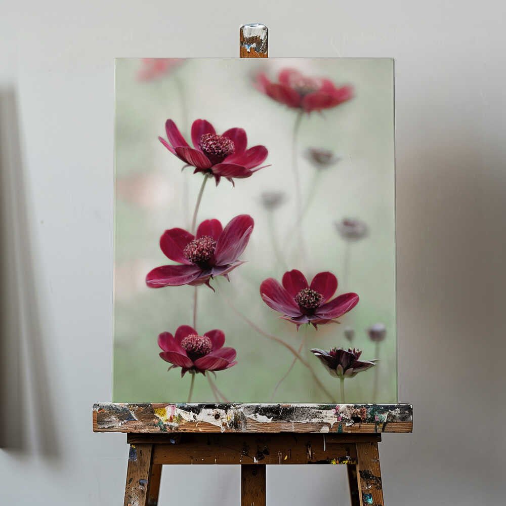 Cosmos sway Canvas Print Wall Art 1X48346 - ART FEVER - Art Fever