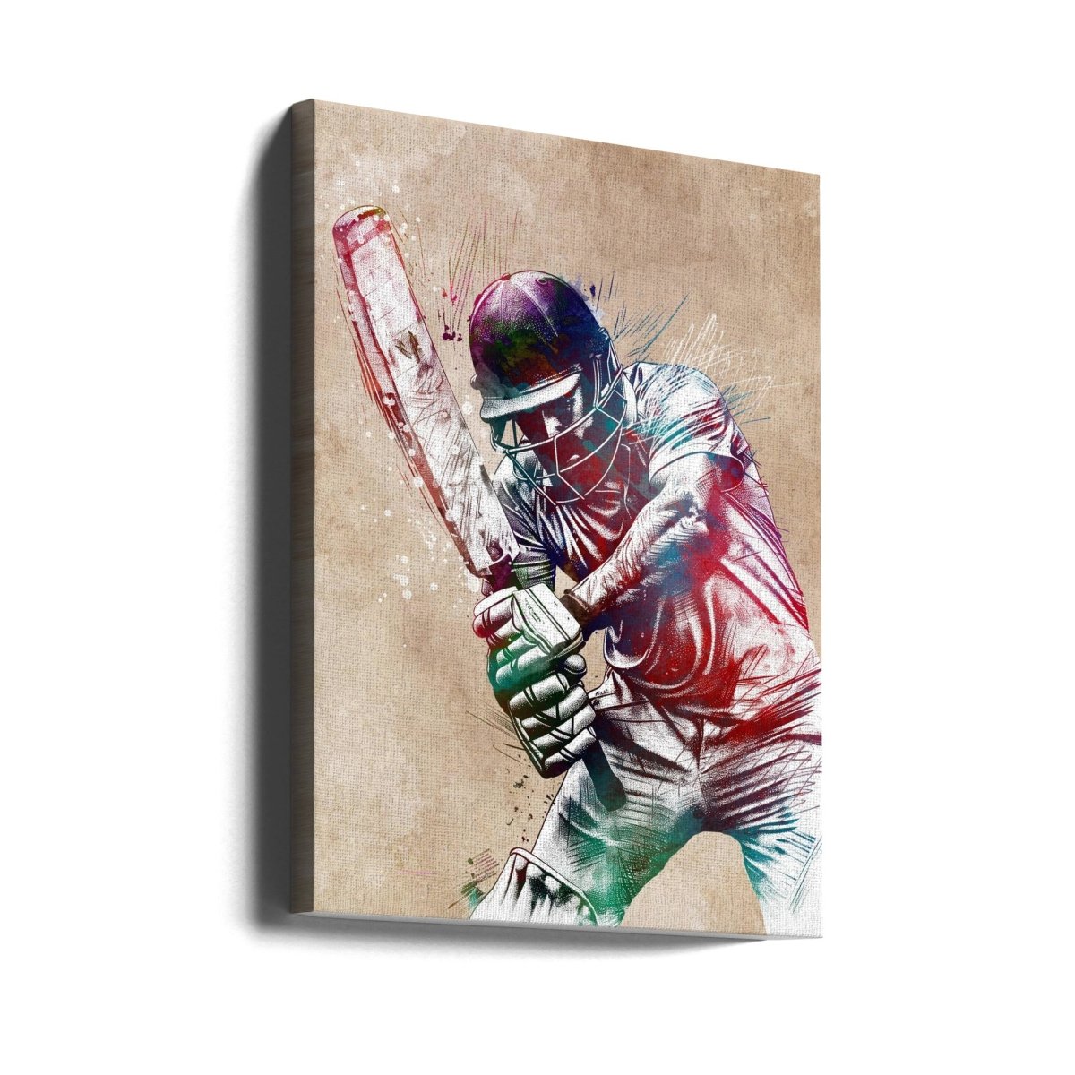 Cricket sport art Canvas Print Wall Art 1X2837994 - ART FEVER - Art Fever