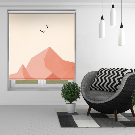 Crimson Peaks Soar Printed Picture Photo Roller Blind - 1X2489438 - Art Fever - Art Fever