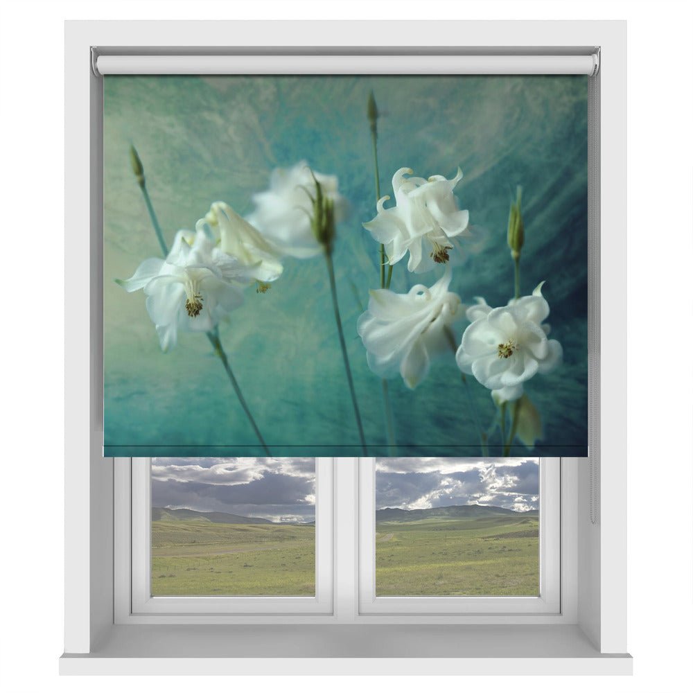 Crowns of Thorns Teal Still Life Printed Picture Photo Roller Blind - 1X1871693 - Art Fever - Art Fever