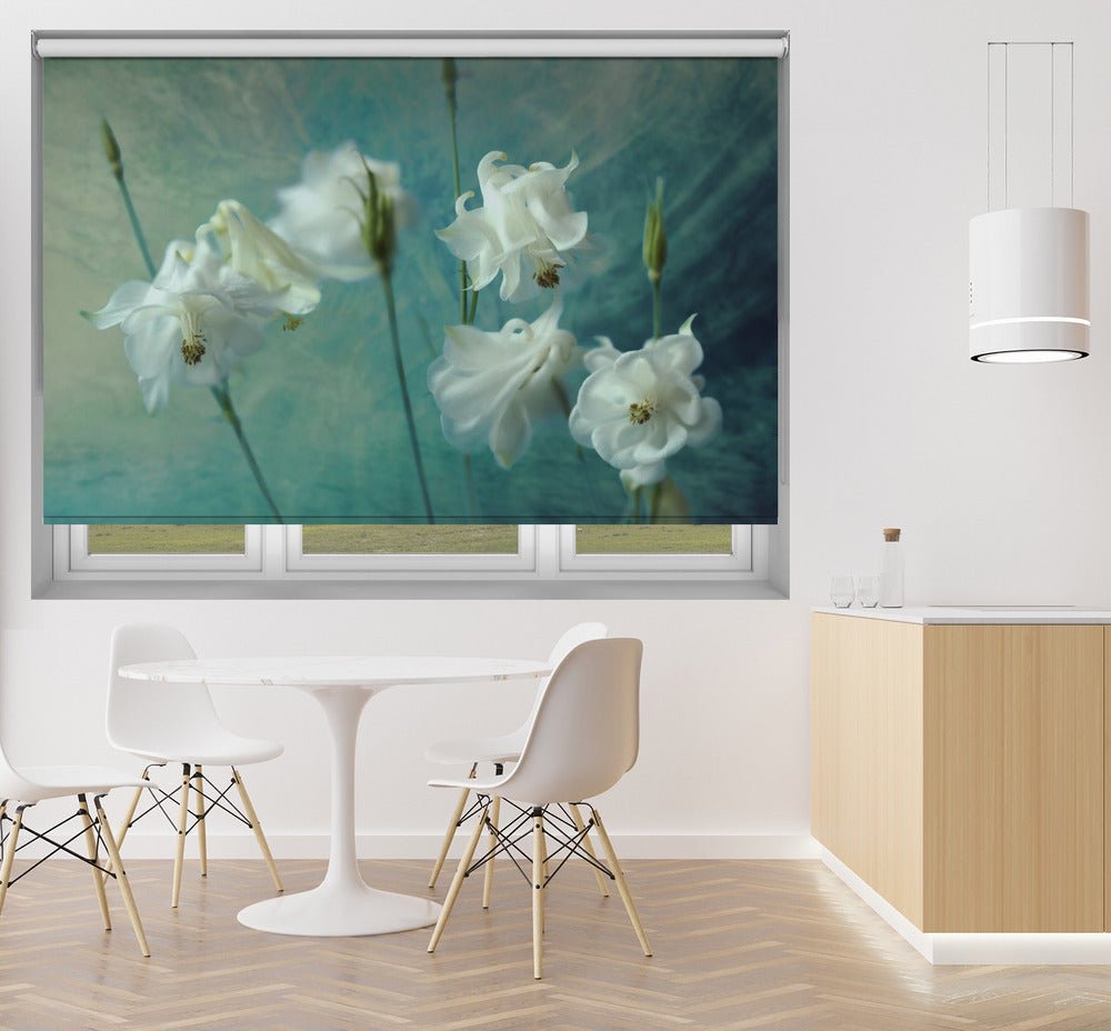 Crowns of Thorns Teal Still Life Printed Picture Photo Roller Blind - 1X1871693 - Art Fever - Art Fever