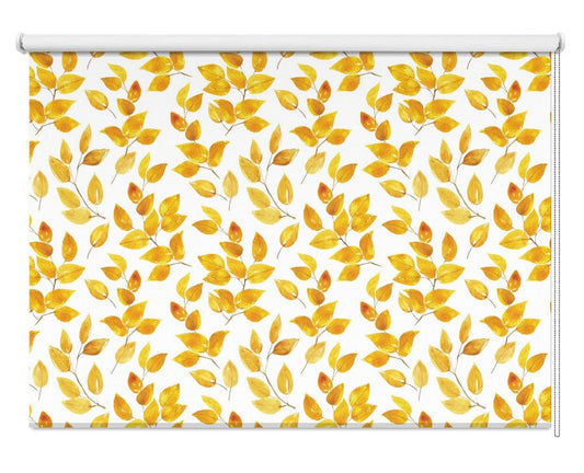 Curvy leaves Printed Picture Photo Roller Blind - 1X2435396 - Art Fever - Art Fever