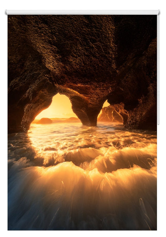 Custom Blind Order - Bella Beauty Spa - 1X1212846 Secret Sea Cave Image - Art Fever - Art Fever