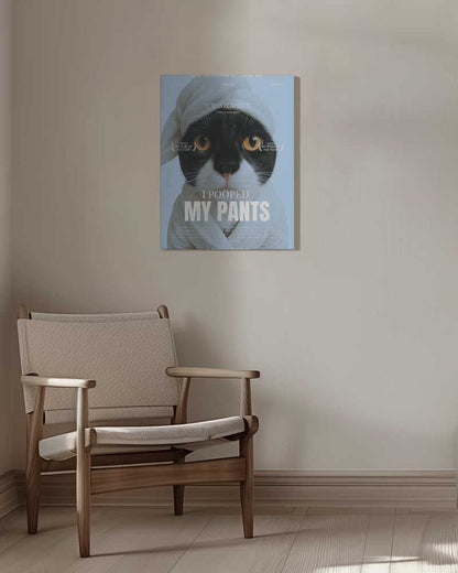 Cute Cat Movie Poster Canvas Print Wall Art 1X3213396 - ART FEVER - Art Fever