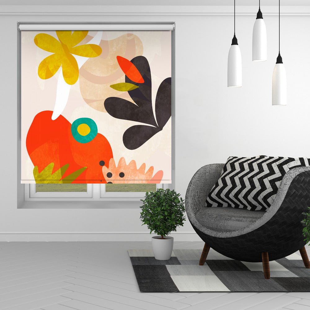 Cutouts Bauhaus Kopie Printed Picture Photo Roller Blind - 1X2552950 - Art Fever - Art Fever