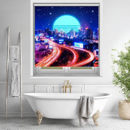 Cyber Bangkok Printed Picture Photo Roller Blind - 1X2621498 - Art Fever - Art Fever