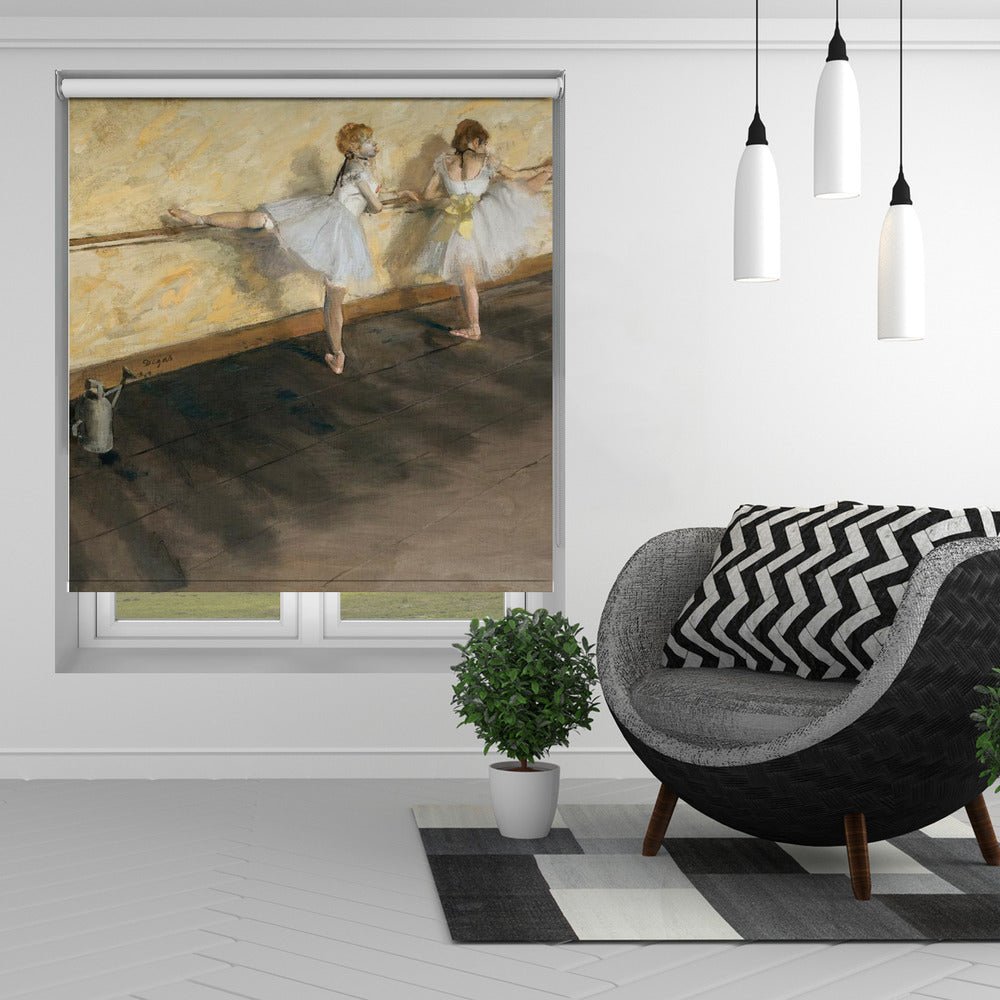 Dancers Practicing At the Barre Printed Picture Photo Roller Blind - 1X2845631 - Art Fever - Art Fever