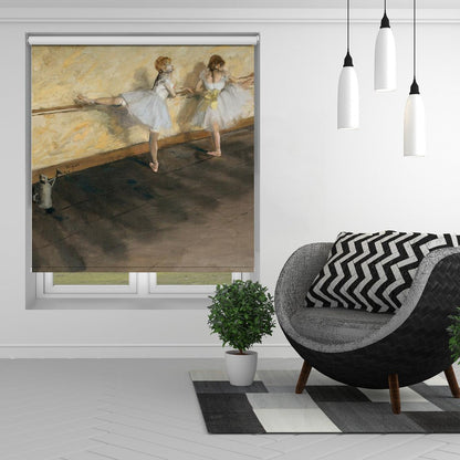 Dancers Practicing At the Barre Printed Picture Photo Roller Blind - 1X2845631 - Art Fever - Art Fever