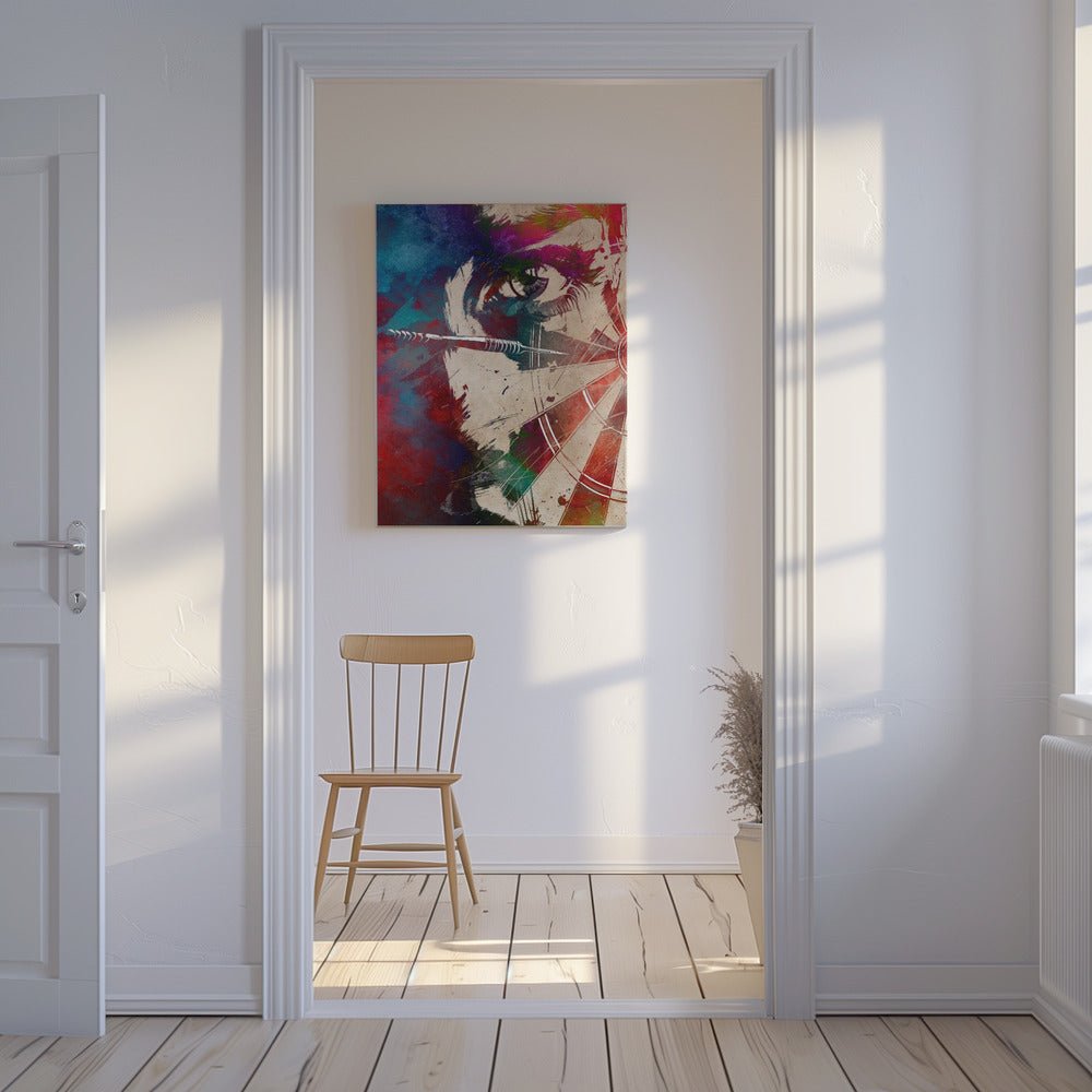 Dart Art Canvas Print Wall Art 1X2875572 - ART FEVER - Art Fever