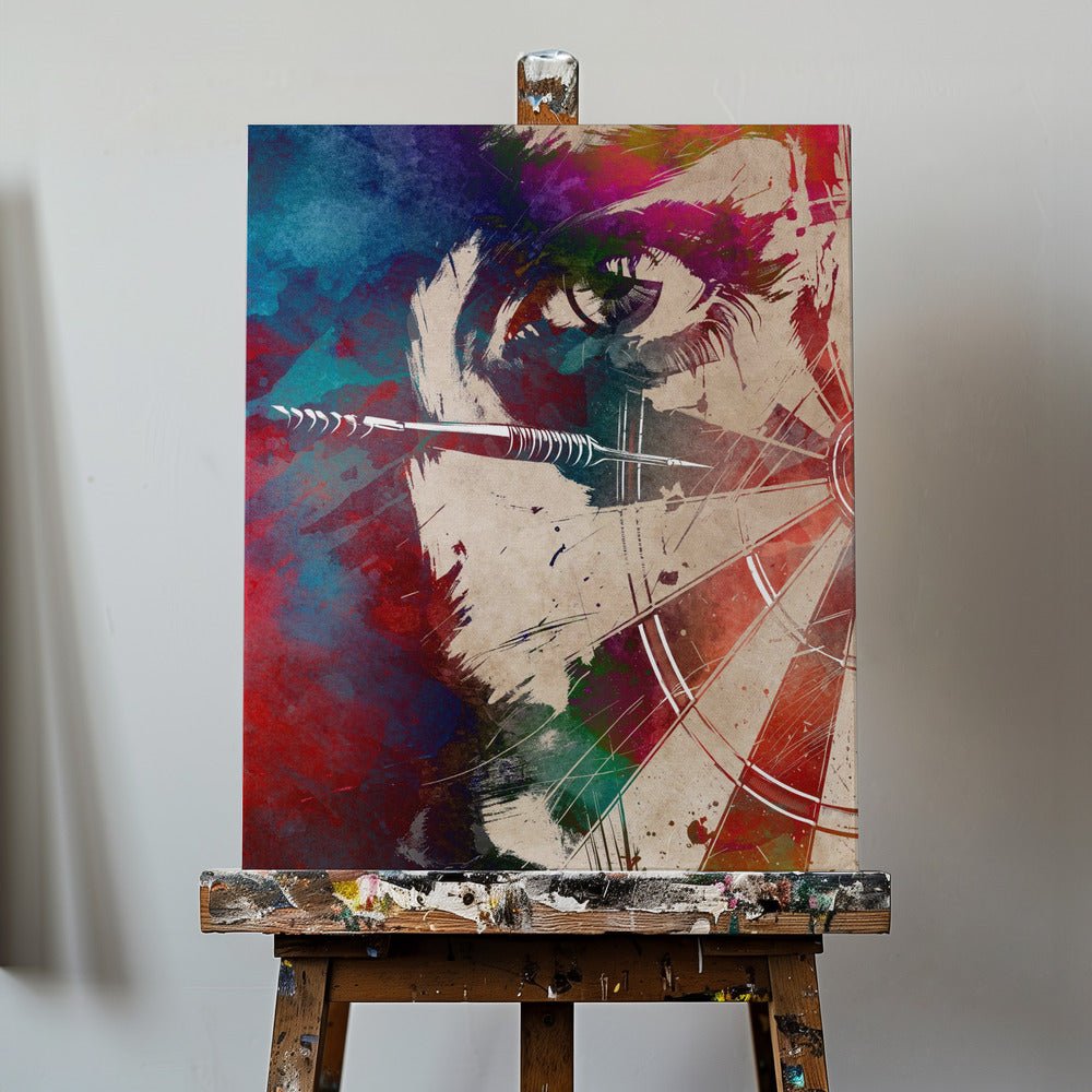 Dart Art Canvas Print Wall Art 1X2875572 - ART FEVER - Art Fever