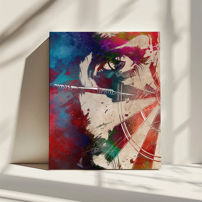 Dart Art Canvas Print Wall Art 1X2875572 - ART FEVER - Art Fever