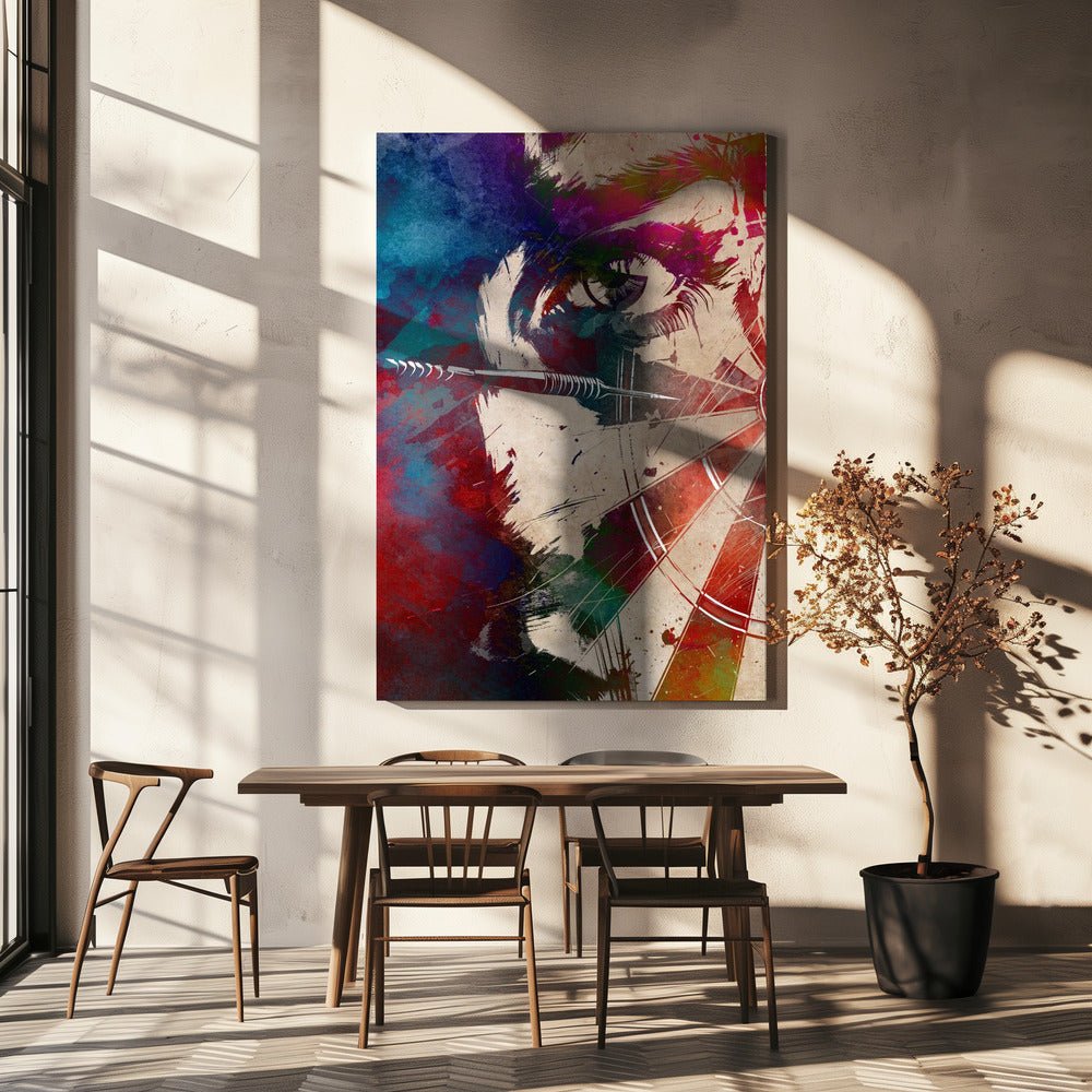 Dart Art Canvas Print Wall Art 1X2875572 - ART FEVER - Art Fever