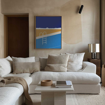 Desert Pool Canvas Print Wall Art 1X2530543 - ART FEVER - Art Fever