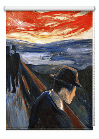 Despair by Edvard Munch Printed Picture Roller Blind - RB1495 - Art Fever - Art Fever