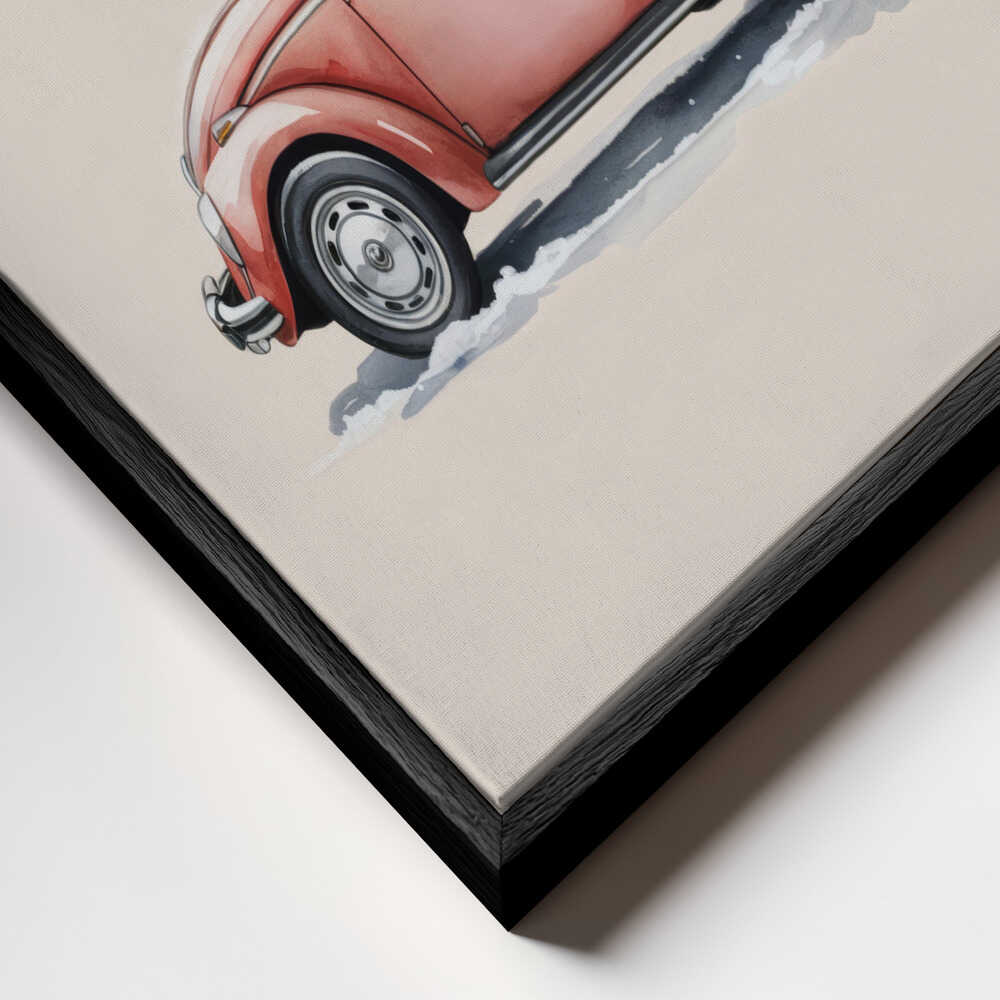 Driving Home for Christmas Canvas Print Wall Art 1X3231065 - ART FEVER - Art Fever