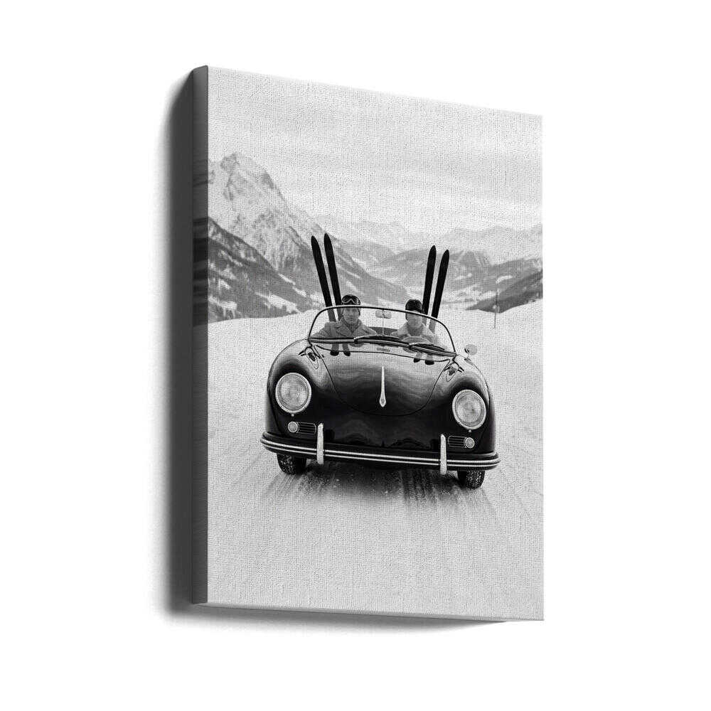 Driving In the Alps Canvas Print Wall Art 1X3432449 - ART FEVER - Art Fever