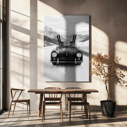 Driving In the Alps Canvas Print Wall Art 1X3432449 - ART FEVER - Art Fever