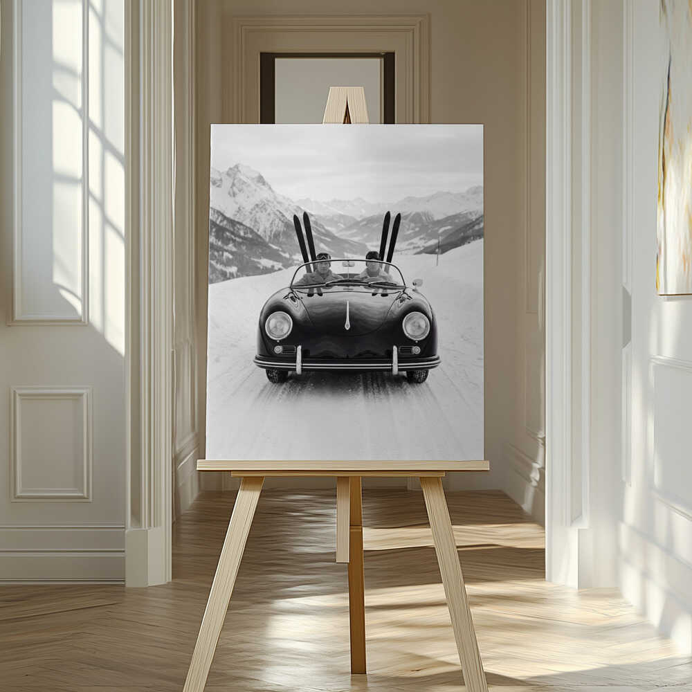 Driving In the Alps Canvas Print Wall Art 1X3432449 - ART FEVER - Art Fever