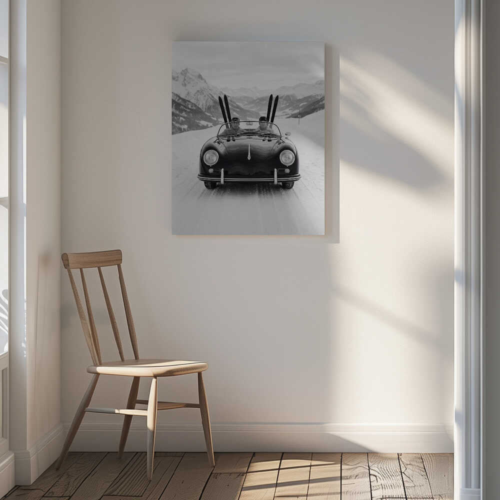 Driving In the Alps Canvas Print Wall Art 1X3432449 - ART FEVER - Art Fever
