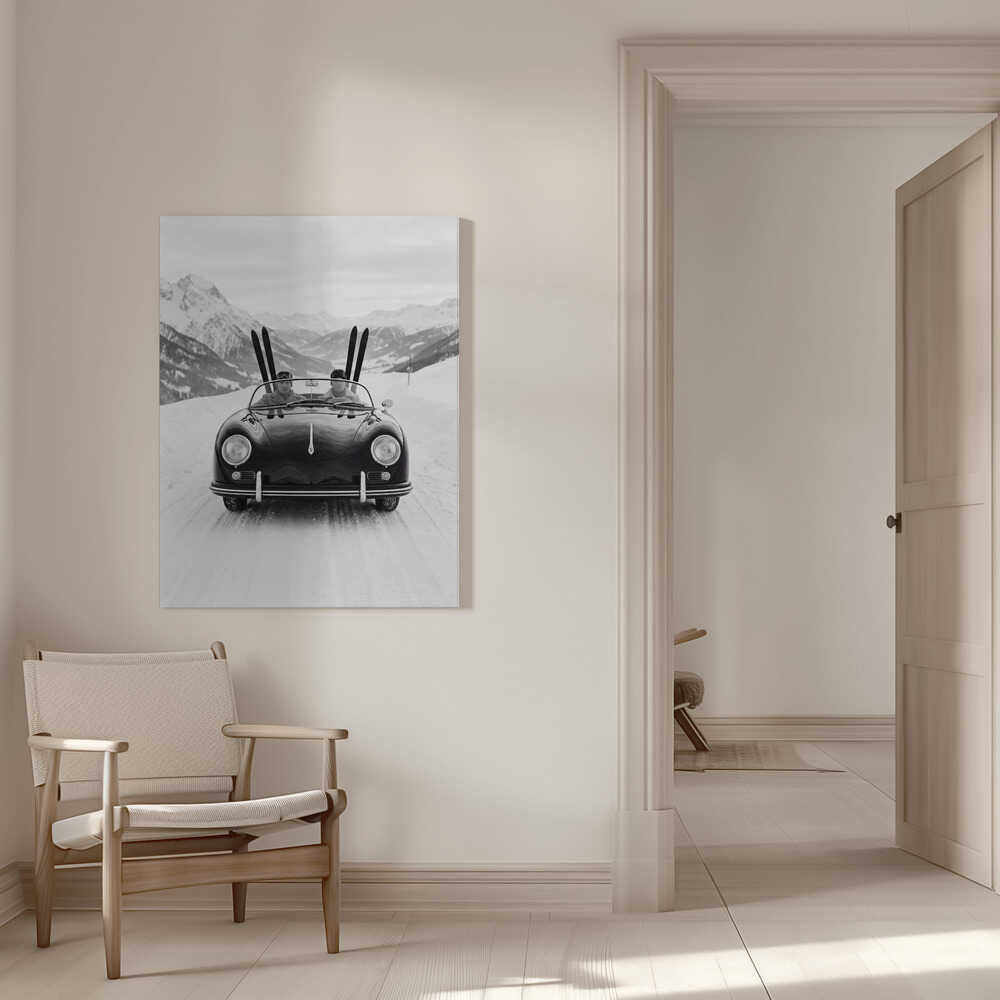 Driving In the Alps Canvas Print Wall Art 1X3432449 - ART FEVER - Art Fever