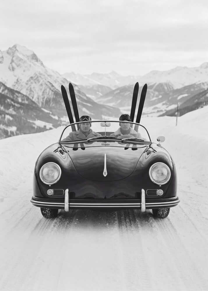 Driving In the Alps Canvas Print Wall Art 1X3432449 - ART FEVER - Art Fever