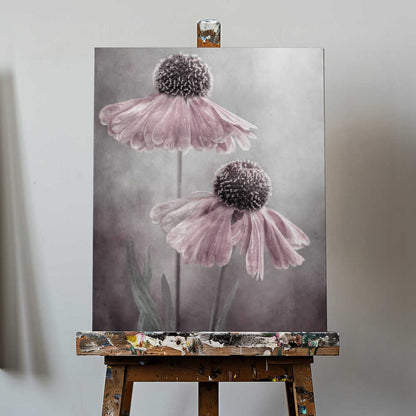 Duet Helenium Floral Canvas Print Wall Art 1X1532222 - ART FEVER - Art Fever