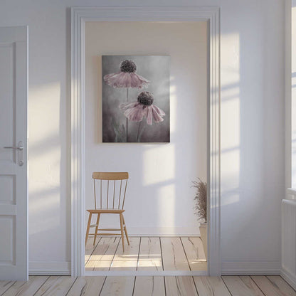 Duet Helenium Floral Canvas Print Wall Art 1X1532222 - ART FEVER - Art Fever