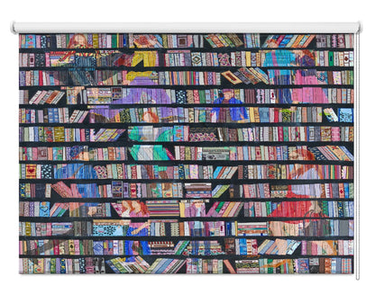 Vibrant Book People Printed Roller Blind - 1X2790232