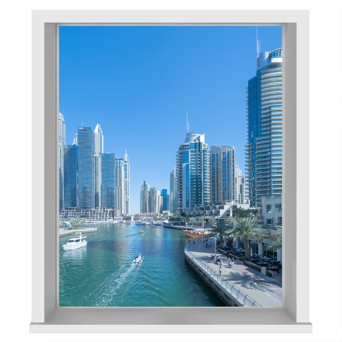 EasyBlock Magnetic Blackout Blind Dubai Marina - EB58 - Art Fever - Art Fever