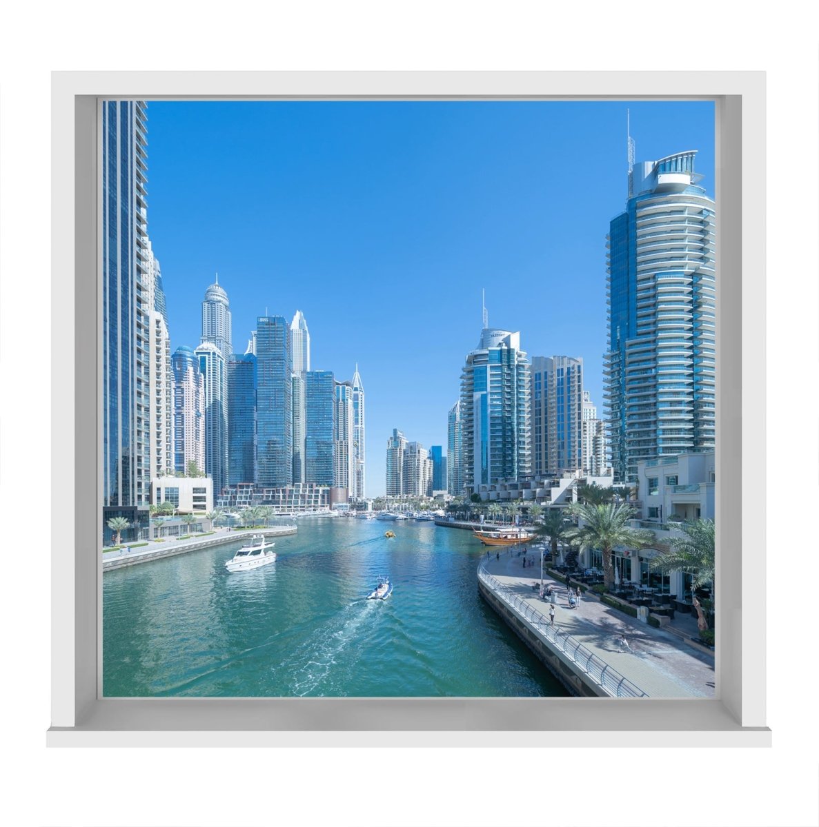 EasyBlock Magnetic Blackout Blind Dubai Marina - EB58 - Art Fever - Art Fever