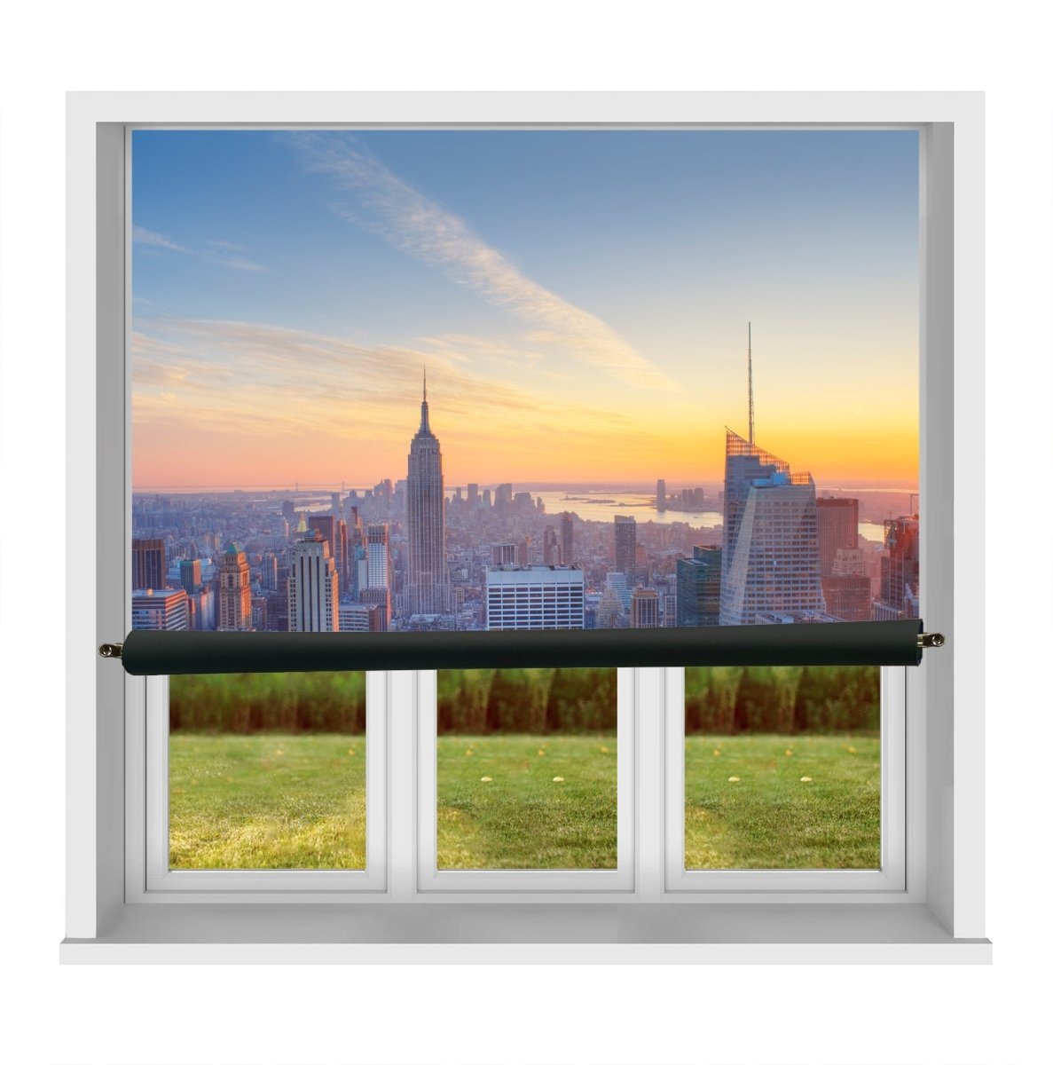 EasyBlock Magnetic Blackout Blind Empire State building and Manhattan at sunset - EB53 - Art Fever - Art Fever